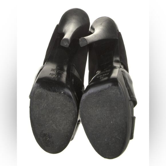 FENDI Black Peep Toe Slingback Heels-fit like 7.5 or 8 - Picture 4 of 10